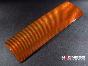 Jaguar F-TYPE Interior Trim - Carbon Fiber - Center Console Cover - Orange Candy Jaguar F-TYPE Interior Trim - Carbon Fiber - Center Console Cover - Orange Candy